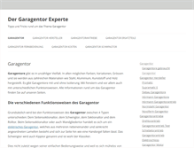 Tablet Screenshot of garagentor-experte.info
